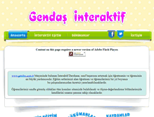 Tablet Screenshot of gendas.e-derslerim.com