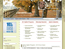 Tablet Screenshot of e-derslerim.com